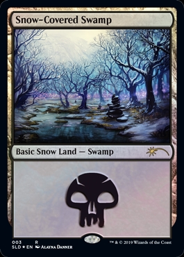 Snow-Covered Swamp Secret Lair Drop
